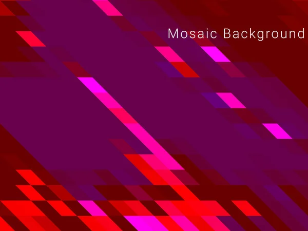 Abstrakt Färgglada Mosaik Geometriska Mönster Bakgrund Vektor — Stock vektor