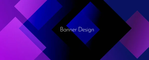 Abstrait Violet Géométrique Moderne Décoratif Coloré Conception Bannière Motif Arrière — Image vectorielle