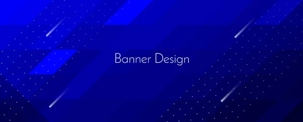 Soyut mavi geometrik renkli mozaik şekil banner model arkaplan vektörü