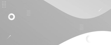 Soyut gri ve beyaz geometrik stil modern arkaplan tasarım vektörü