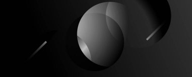 Karanlık geometrik siyah soyut arkaplan zarif tasarım şablon vektörü