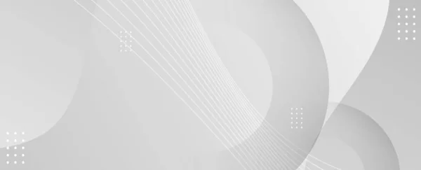 Абстрактний Сірий Білий Геометрично Стильний Сучасний Вектор Дизайну Фону — стоковий вектор