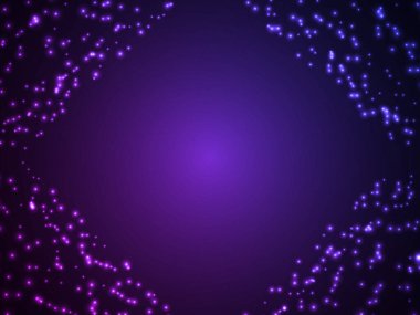 Renkli mor bokeh efekti. Doku arkaplan soyut Glitter mavi arkaplan vektörü