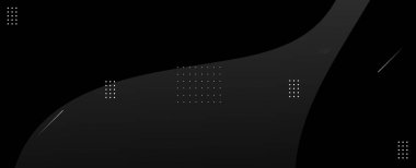 Karanlık geometrik siyah soyut arkaplan zarif tasarım şablon vektörü