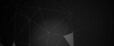 Karanlık geometrik siyah soyut arkaplan zarif tasarım şablon vektörü