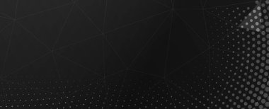 Karanlık geometrik siyah soyut arkaplan zarif tasarım şablon vektörü