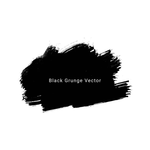 Black Grunge Aquarell Tinte Design Hintergrund — Stockvektor