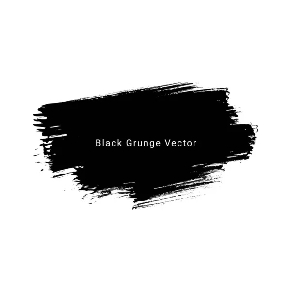 Negro Grunge Acuarela Tinta Diseño Fondo — Vector de stock