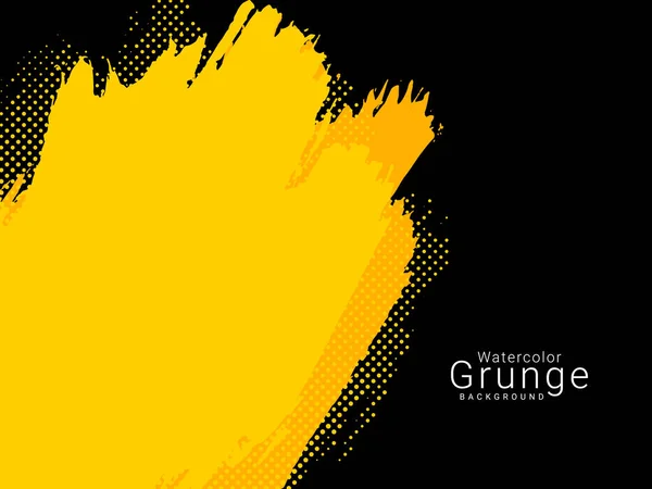 Abstrakte Gelbe Grunge Textur Hintergrund — Stockvektor