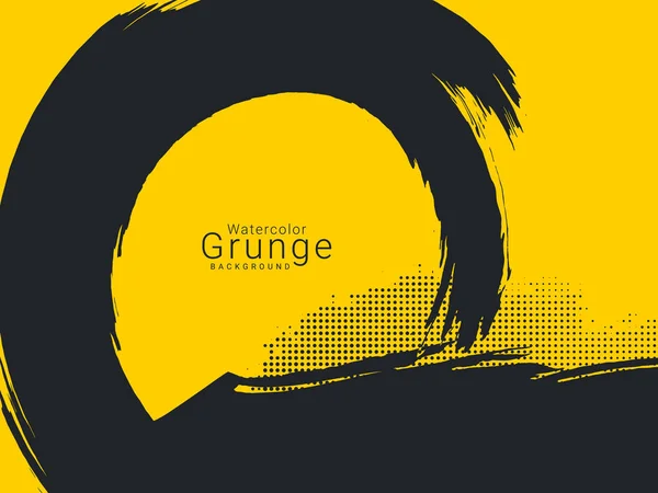 Abstrato Amarelo Grunge Textura Fundo —  Vetores de Stock
