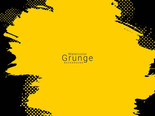 Αφηρημένο Grunge Κίτρινο Υφή Φόντου — Διανυσματικό Αρχείο