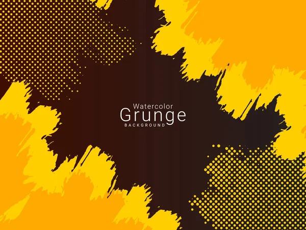 Fondo Textura Grunge Amarillo Abstracto — Archivo Imágenes Vectoriales