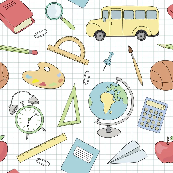 Sorunsuz okul vektör desen