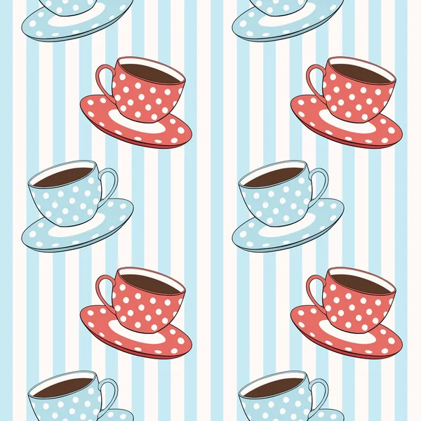 Cups ile sorunsuz vektör desen