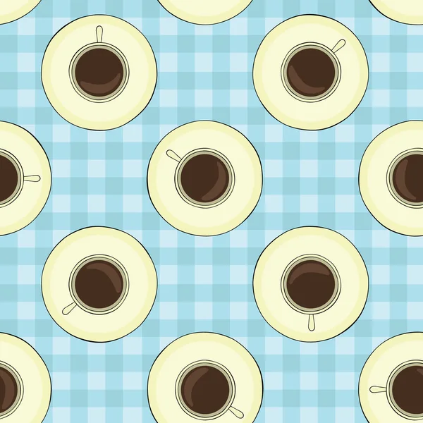 Cups ile sorunsuz vektör desen