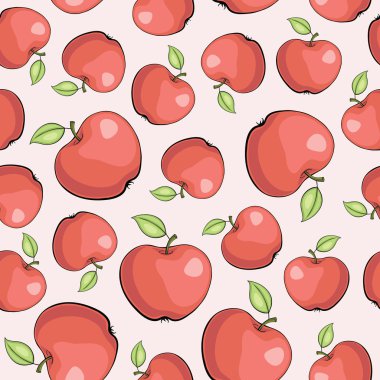 Elmalı kusursuz vektör deseni