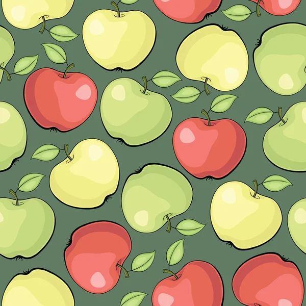 Elmalı kusursuz vektör deseni