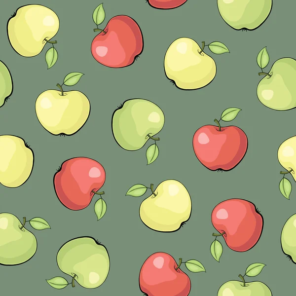 Elmalı kusursuz vektör deseni