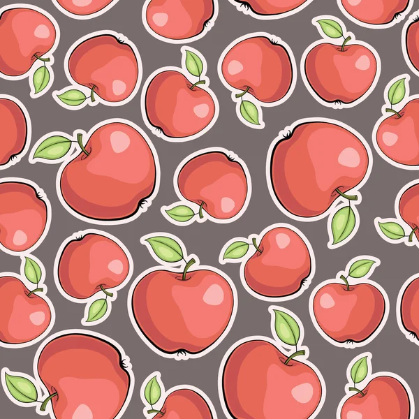 Elmalı kusursuz vektör deseni