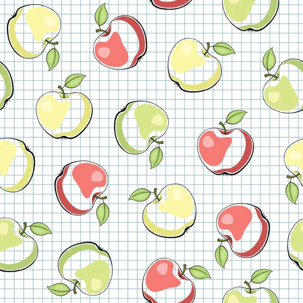 Elmalı kusursuz vektör deseni