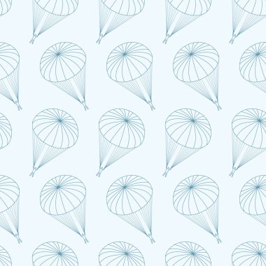 paraşüt ile vektör desen