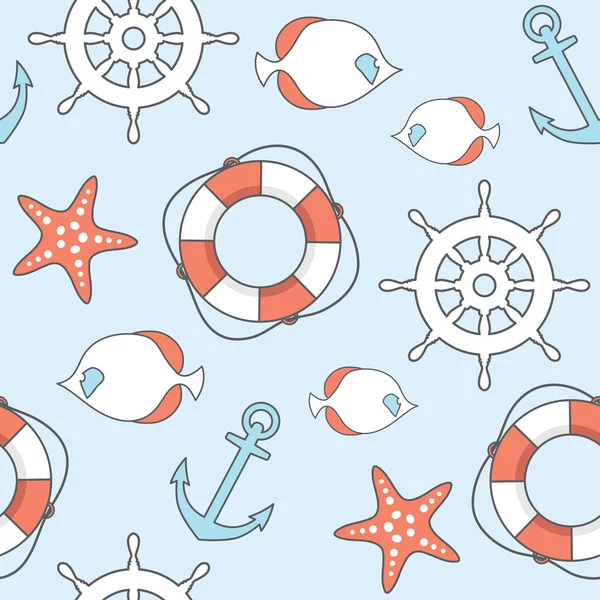 vektör desen ile düz deniz hattı kutsal kişilerin resmi