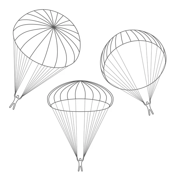 Paraşüt vektör kümesi