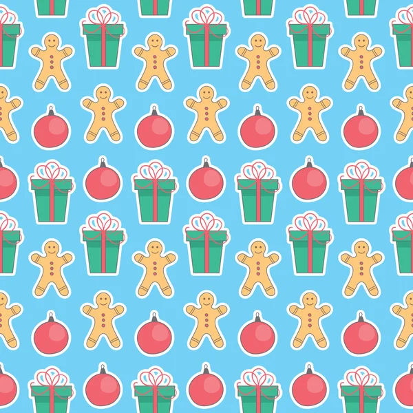 sorunsuz Noel, yeni yıl desen vektör