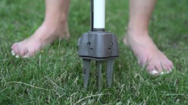 Yeşil Yaz Çimenlerinde Yürüyen Kadın, Yeşil Yaz Çimlerinde yalınayak yürüyen Kız, Yaz Zamanı Arkaplanı