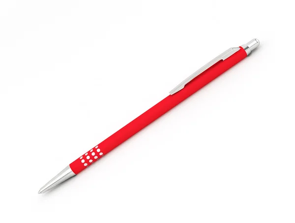 Długopis czerwony długopis — Zdjęcie stockowe