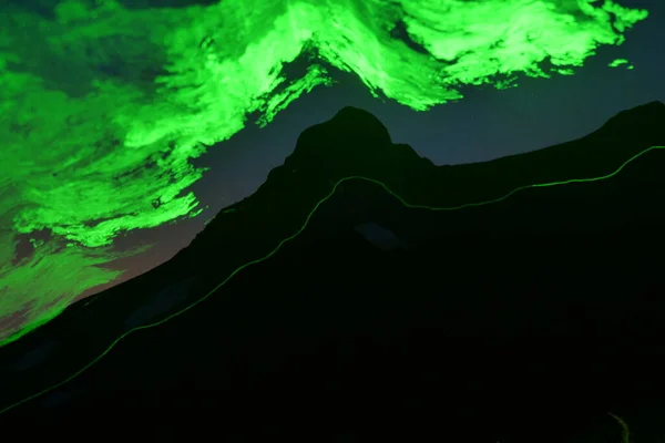 Yeni sanat soyutlaması lazer ışını