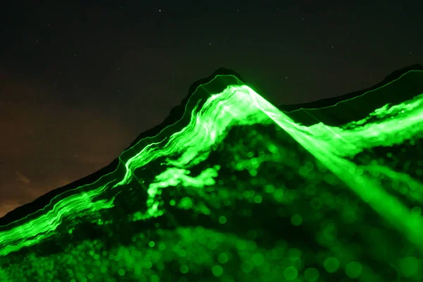 Montanhas Laser Nova Arte Fotografia De Stock