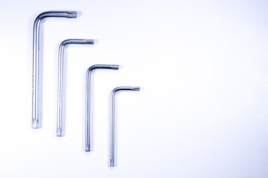 Beyaz onaltılık tuşları