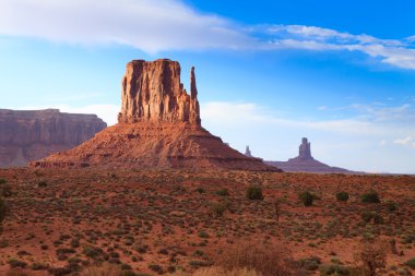 Anıt vadi panorama, Arizona ABD