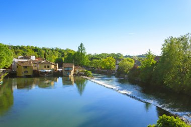panoramik borghetto, valeggio sul mincio, İtalya 