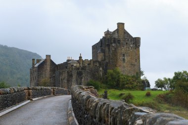 Eilean Donan Kalesi Panoraması, İskoçya