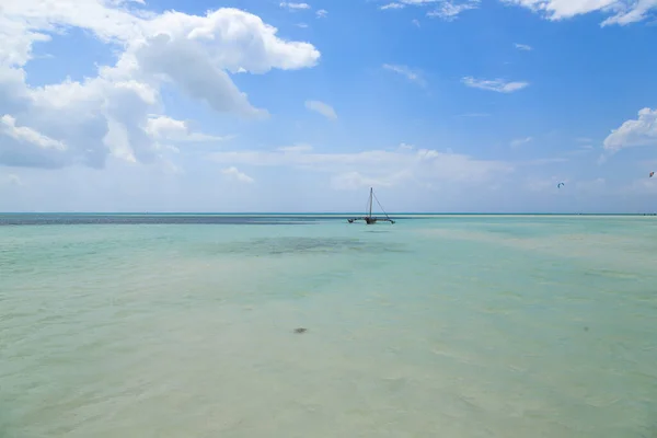 Zanzibar Praia Paisagem Tanzânia África Panorama Cenário Oceânico Indiano — Fotografia de Stock