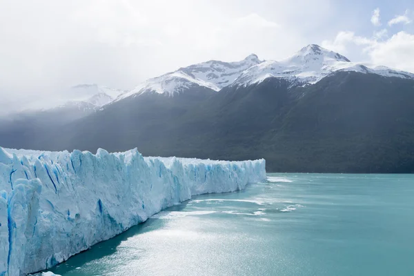 Perito Moreno Vista Ghiacciaio Patagonia Paesaggio Argentina Punto Riferimento Della — Foto Stock