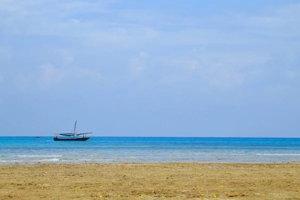 Sansibar Strandlandschaft Tansania Afrika Panorama Landschaft Des Indischen Ozeans — Stockfoto