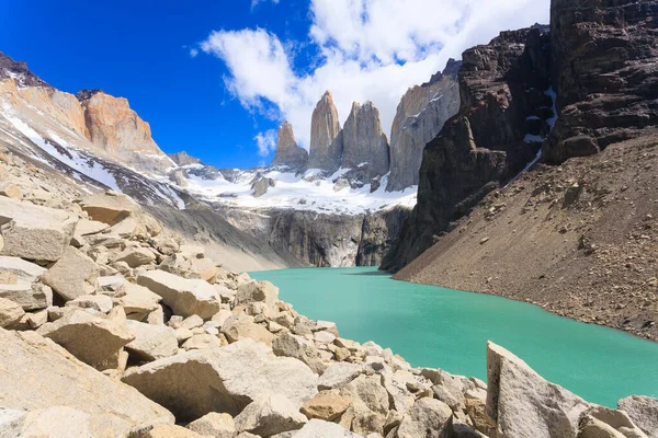 Parque Nacional Torres Del Paine Vista Chile Paisaje Patagonia Chilena — Foto de Stock