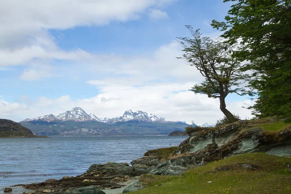 Hoste Eiland Uitzicht Tierra Del Fuego Nationaal Park Argentinië Land — Stockfoto