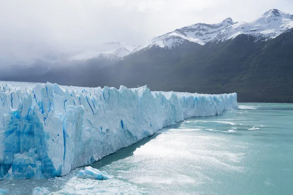 Widok Lodowiec Perito Moreno Krajobraz Patagonii Argentyna Punkt Orientacyjny Patagonii — Zdjęcie stockowe