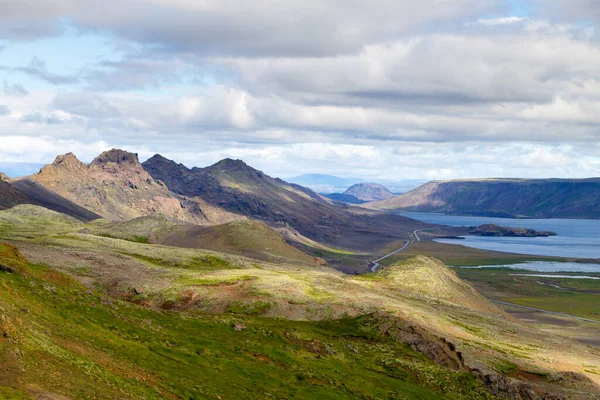 Сельтунский Ландшафт Южный Полуостров Рейкьянес Исландия — стоковое фото