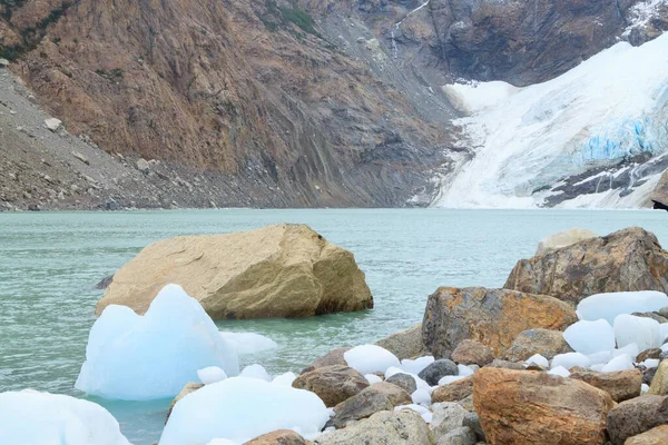 Ледник Пьедрас Бланкас Национальный Парк Лос Гласиарес Эль Чалтен — стоковое фото