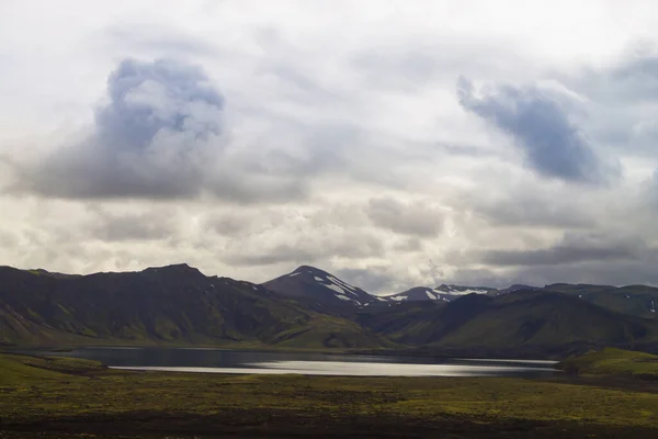Landmannalaugar Area Landschaft Fjallabak Nature Reserve Island Farbige Berge — Stockfoto