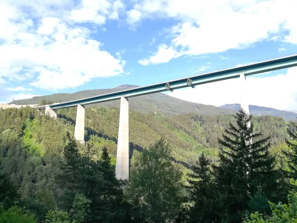 Europabrug Bij Innsbruck Hoogste Brug Van Europa — Stockfoto