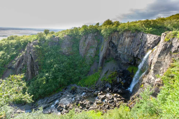 Skaftafell Nationaal Park Landschap Ijsland Oriëntatiepunt Ijslandse Panorama — Stockfoto