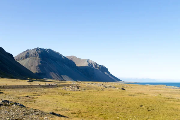 Hvalnes Lava Beach Landscape East Iceland Landmark Iceland Scenery — Stock Photo, Image