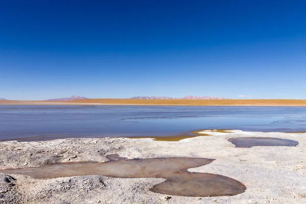 Bolivya Lagün Manzarası Bolivya Kollpa Kkota Göl Manzarası Collpa Laguna — Stok fotoğraf