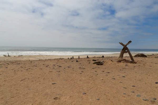 Schipbreuk van Skeleton coast — Stockfoto